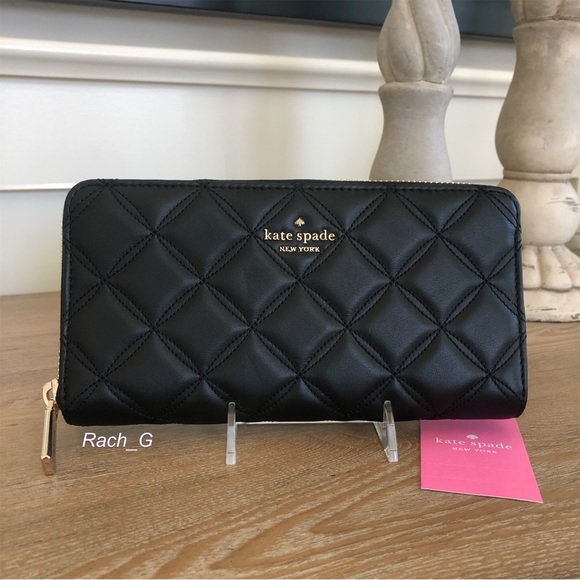 kate spade | Bags | Kate Spade Natalia Quilted Continental Wallet ...
